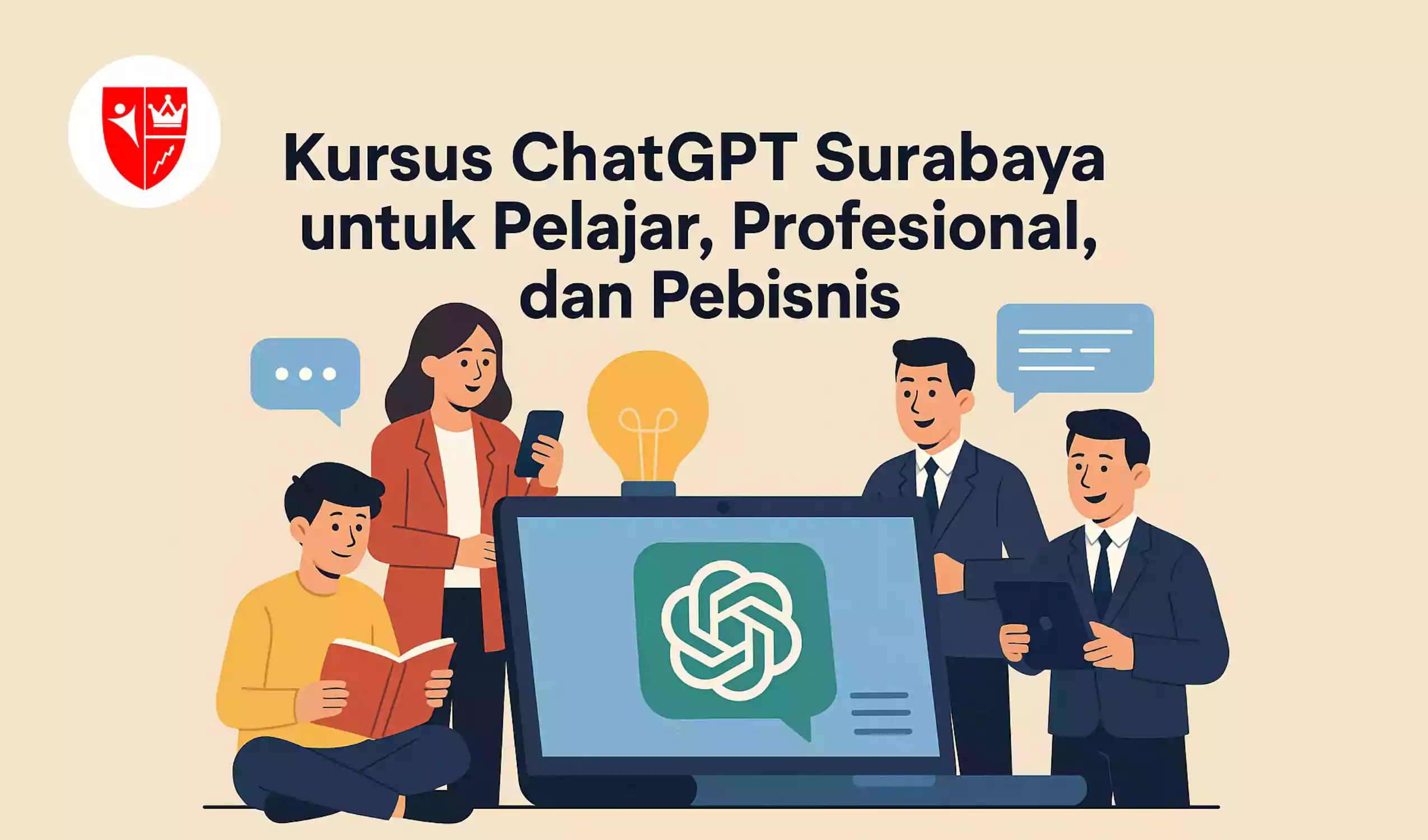 Kursus ChatGPT Surabaya untuk Pelajar, Profesional, dan Pebisnis